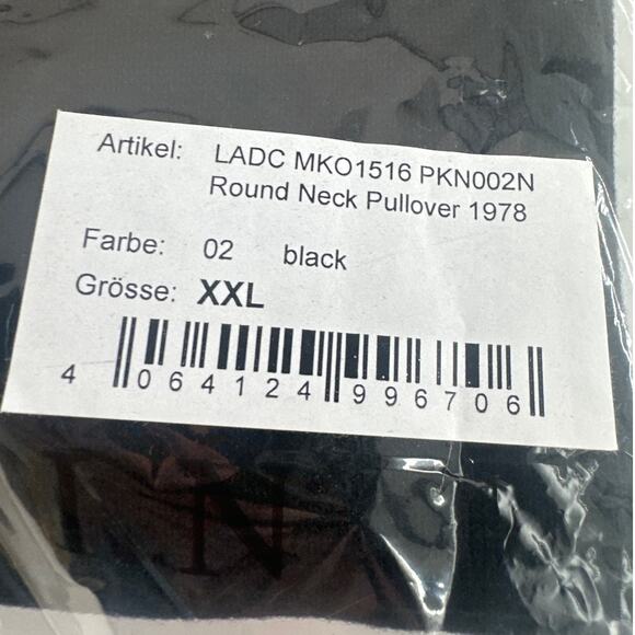 Philipp Plein 1978 Black Round Neck Pullover Sweater  XXL - Picture 3 of 11